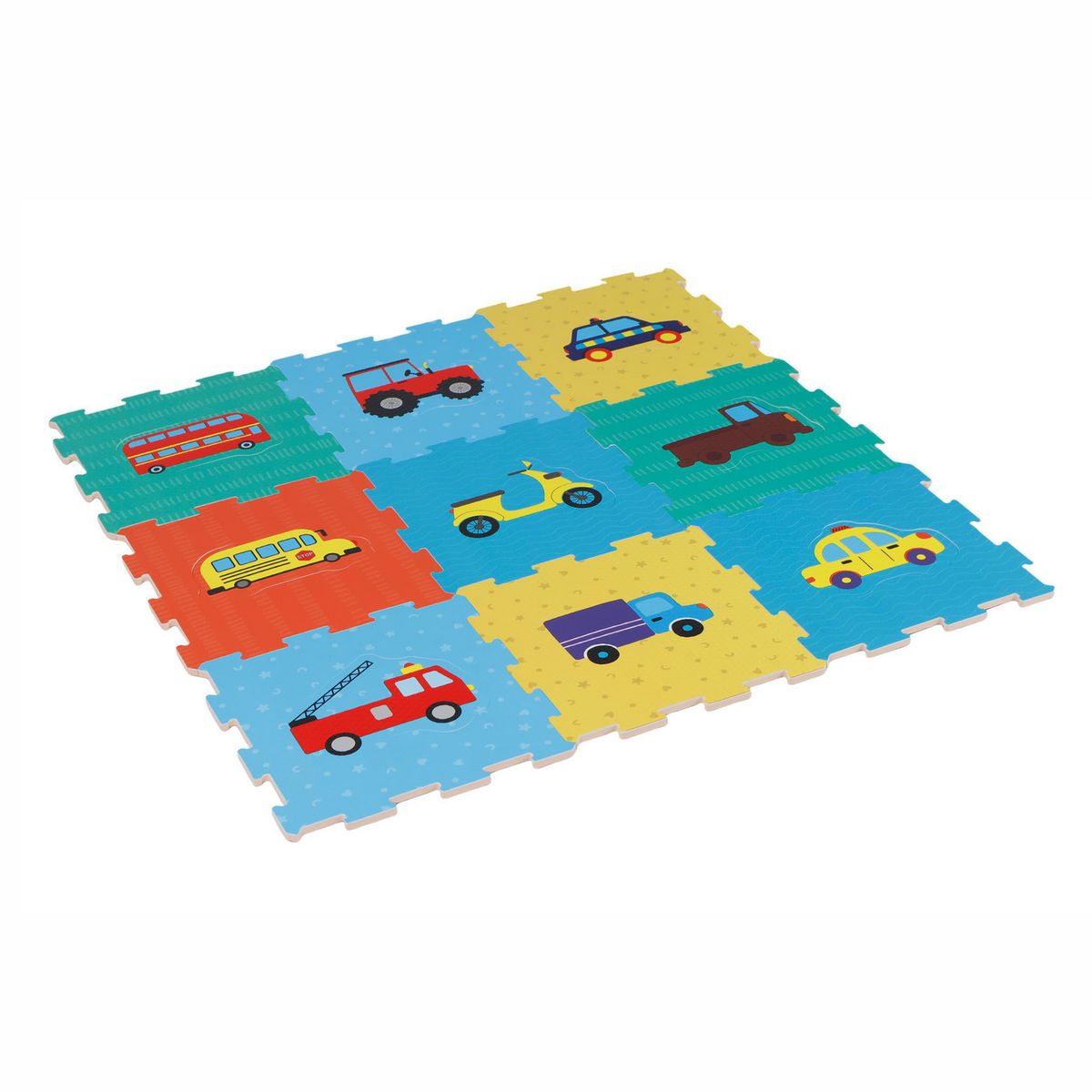 Alfombra 88x88 cm Multicolor, marca CASA BONITA - Foto Principal