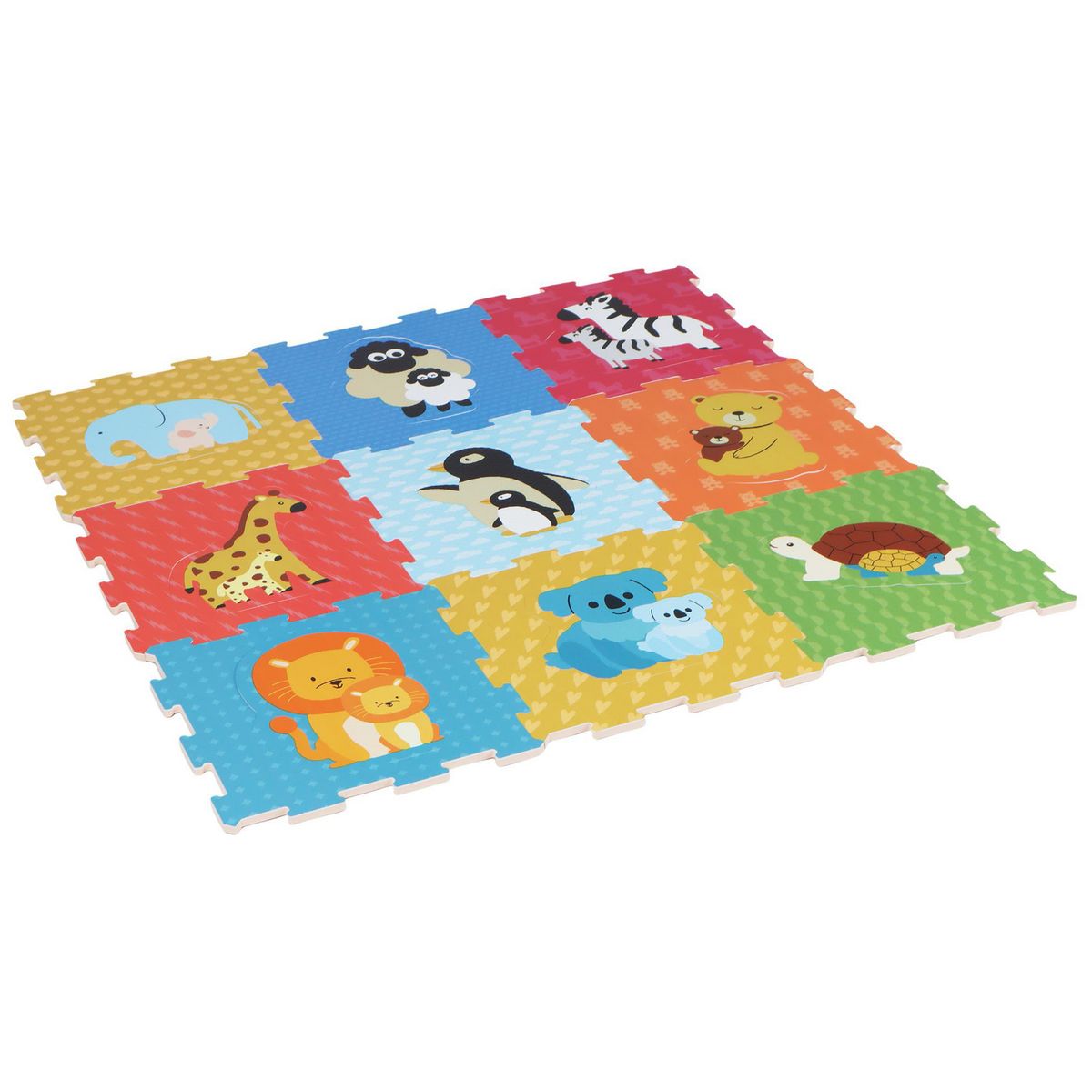 Alfombra 88x88 cm Multicolor, marca CASA BONITA - Foto Principal