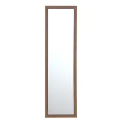 JUST HOME COLLECTION - Espejo Decorativo Forma Rectangular 30x120 cm Café