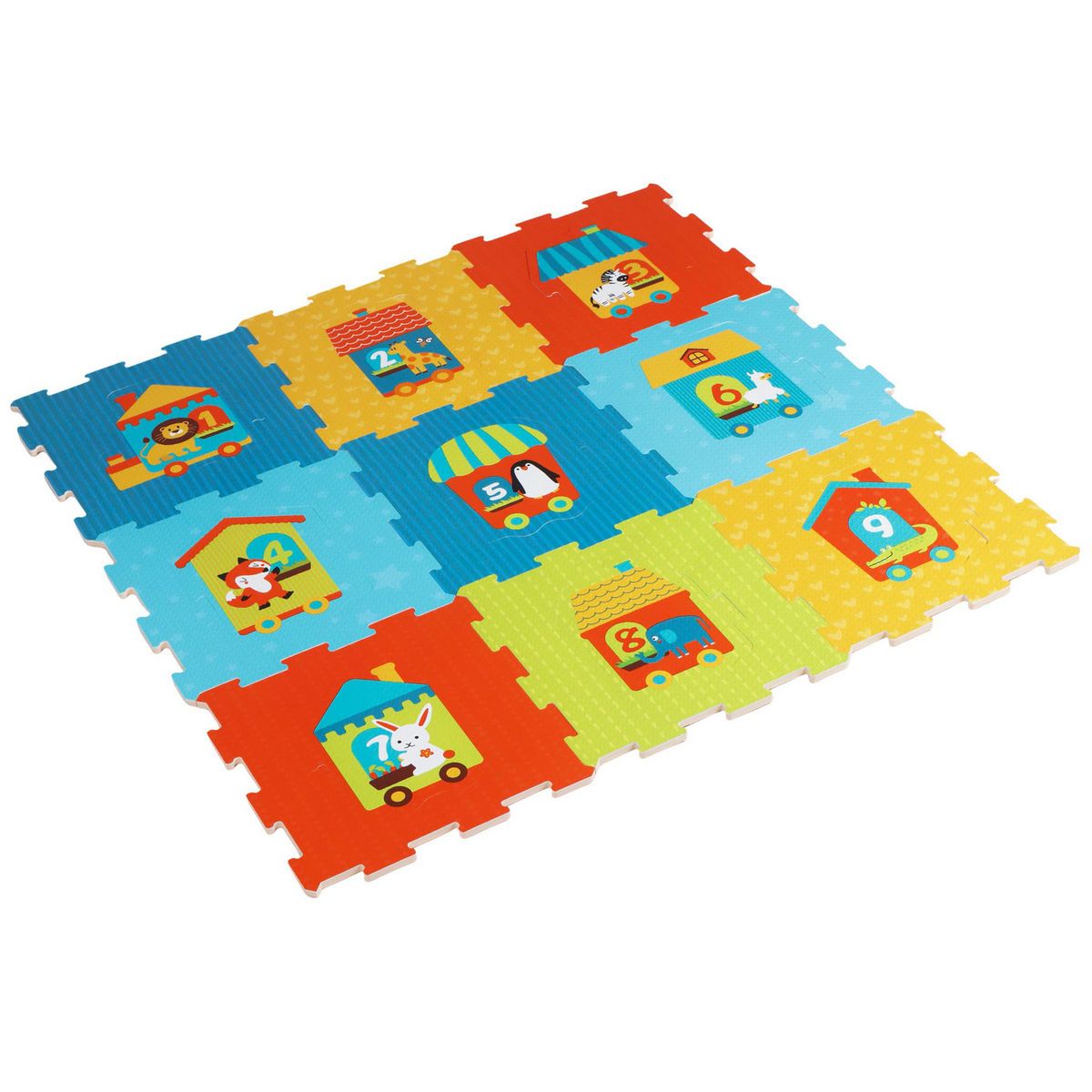 Alfombra 88x88 cm Multicolor, marca CASA BONITA - Foto Principal
