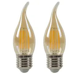 DAIRU - Pack 2 Ampolletas Led E27 400 lm Luz Cálida