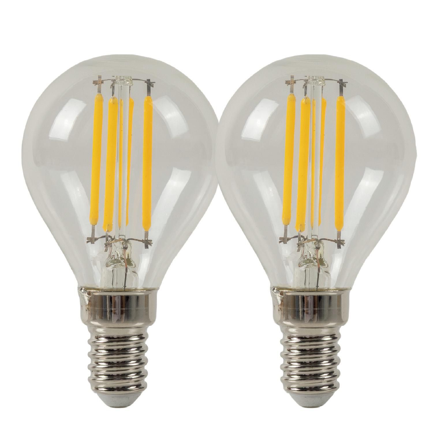 DAIRU Pack 2 Ampolletas Led 4 W E14 500 lm Luz Cálida | Falabella