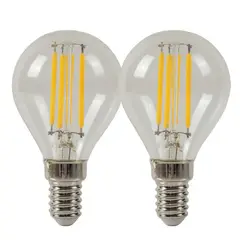 DAIRU - Pack 2 Ampolletas Led 4 W E14 500 lm Luz Cálida