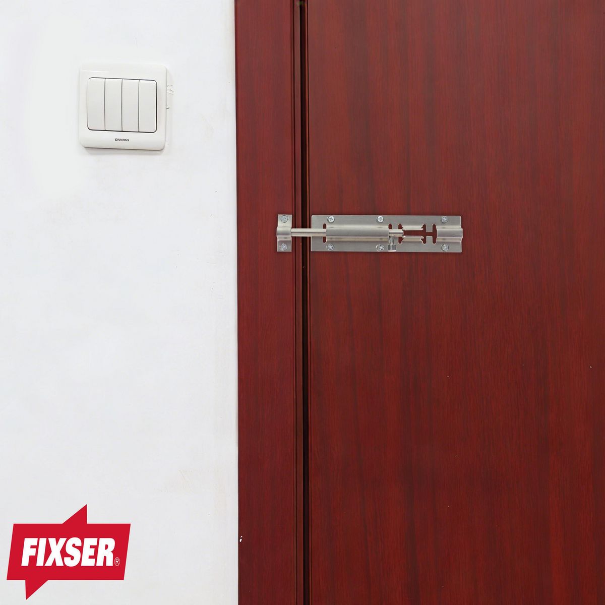 FIXSER - Picaporte Puerta 6" Zincado Inoxidable