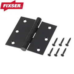 FIXSER - Bisagra Heavy Duty 3.5" Negro Inoxidable