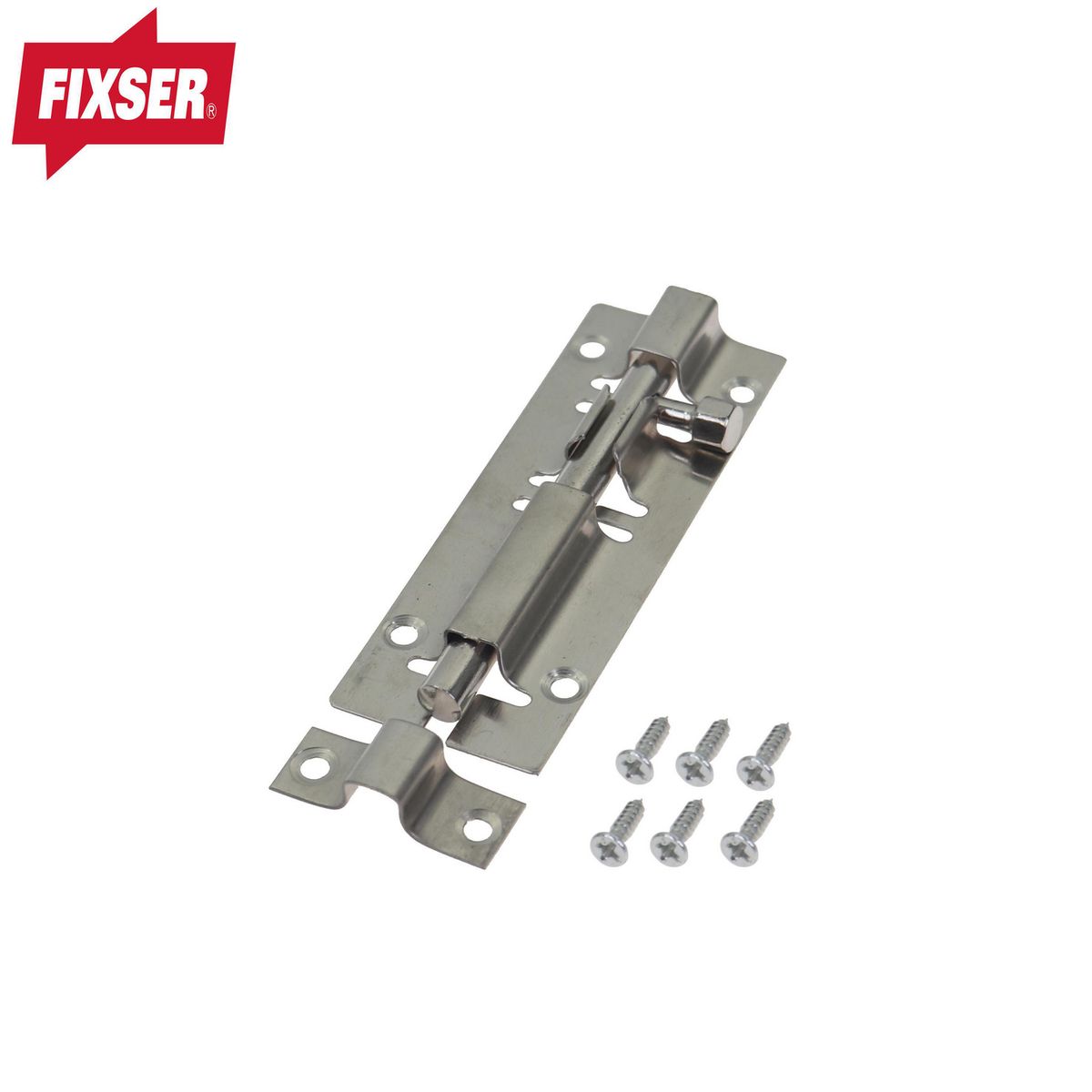 FIXSER - Picaporte Puerta 4" Zincado Inoxidable