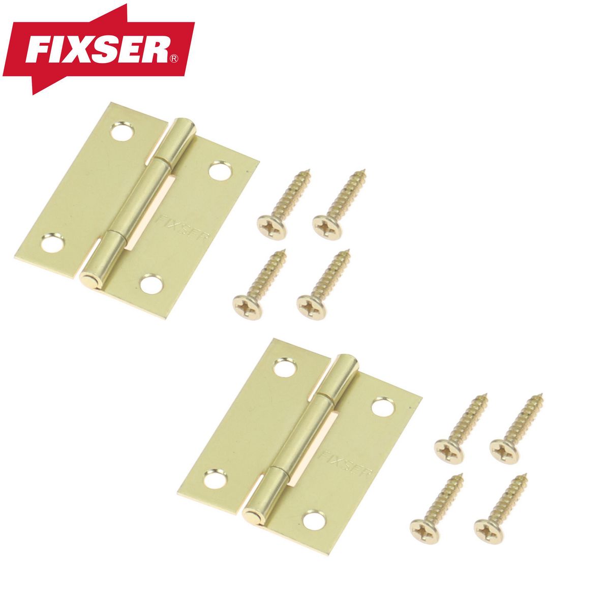 FIXSER - Bisagras Ventana 2" Bronce 2 Un