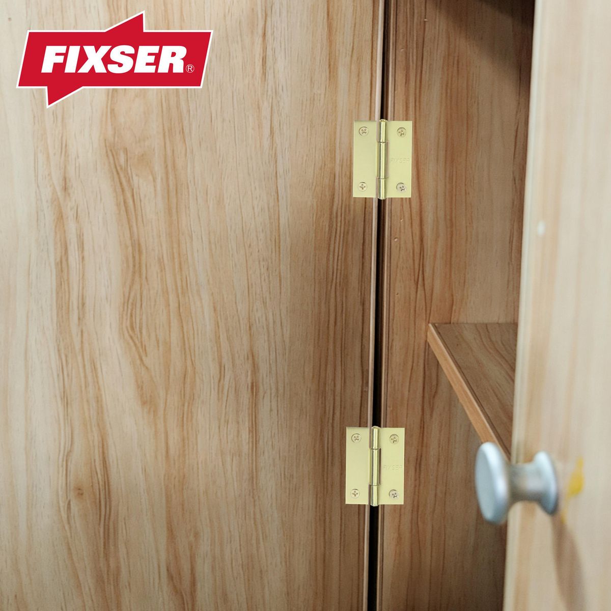 FIXSER - Bisagras Ventana 2" Bronce 2 Un