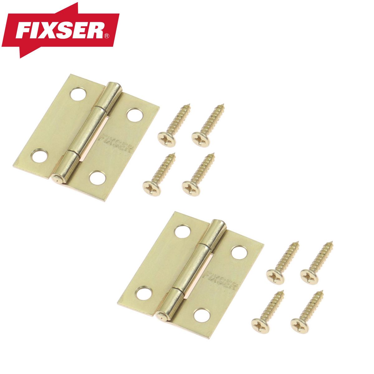 FIXSER - Bisagras Ventana 1,5" Bronce 2 Un