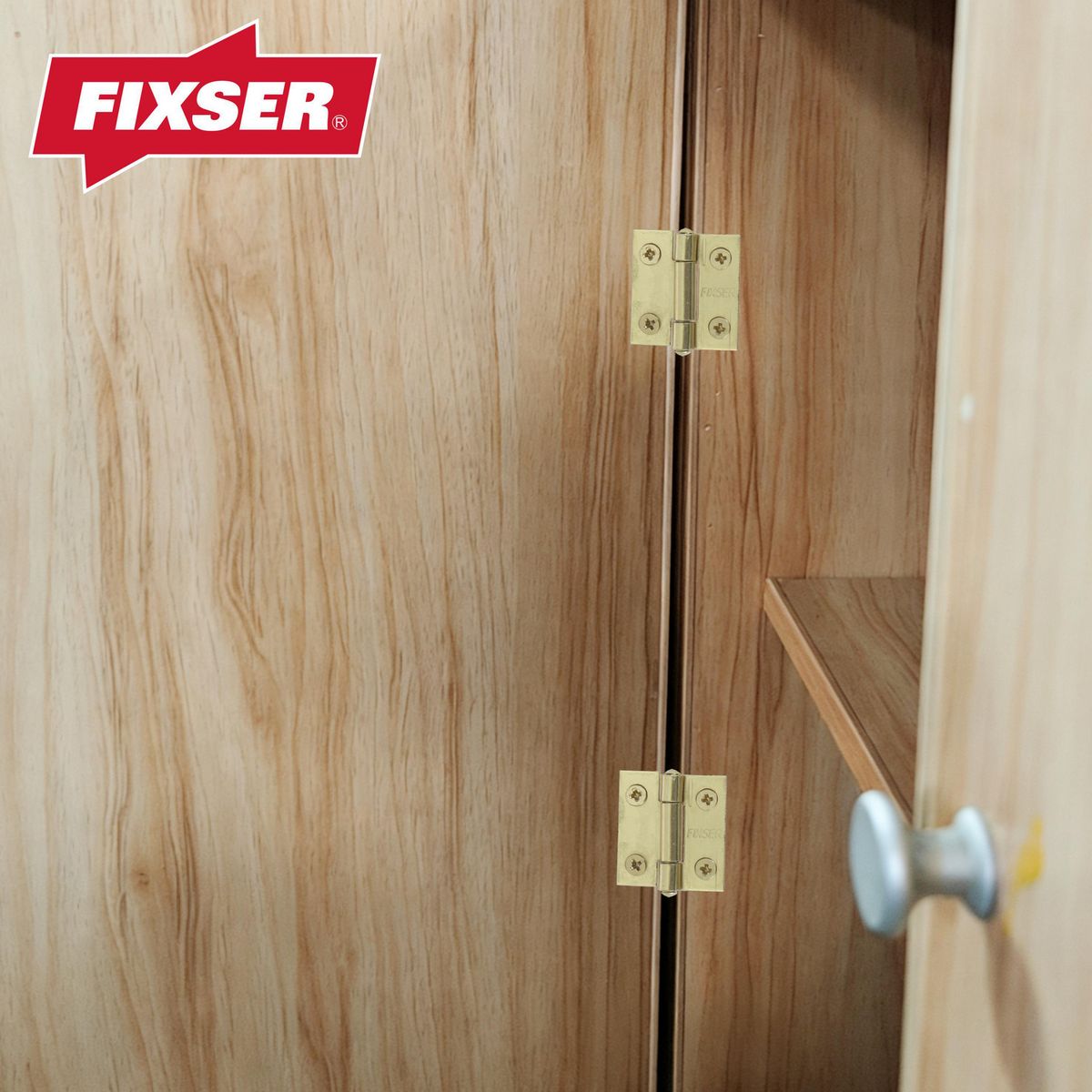 FIXSER - Bisagras Ventana 1,5" Bronce 2 Un