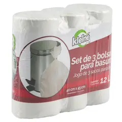 KLEINE WOLKE - Bolsas de basura 40 x 45 cm 12 Litros 3 unidad(es)
