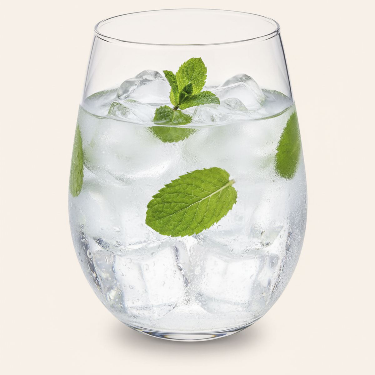 JUST HOME COLLECTION - Set 6 Vasos Altos de Vidrio 470 ml Transparente