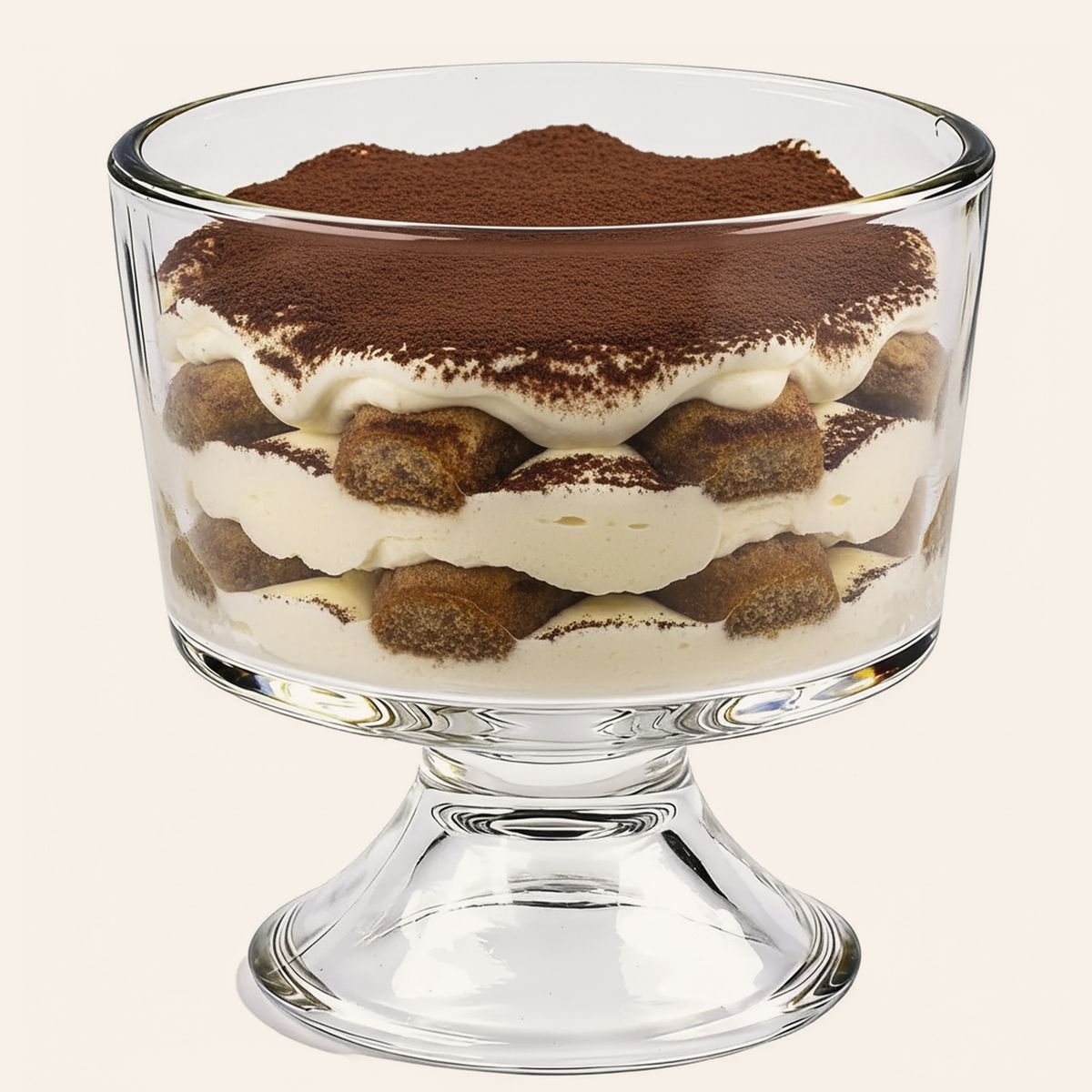 JUST HOME COLLECTION - Set 3 Copas de De postre 300 ml Vidrio Transparente