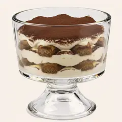 JUST HOME COLLECTION - Set 3 Copas de postre 300 ml Vidrio Transparente