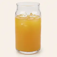 JUST HOME COLLECTION - Set 4 Vasos Altos de Vidrio 490 ml Transparente