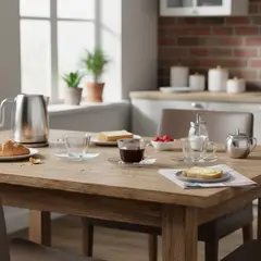 JUST HOME COLLECTION - Set 3 Tazas y Platos de Vidrio 190 ml Transparente