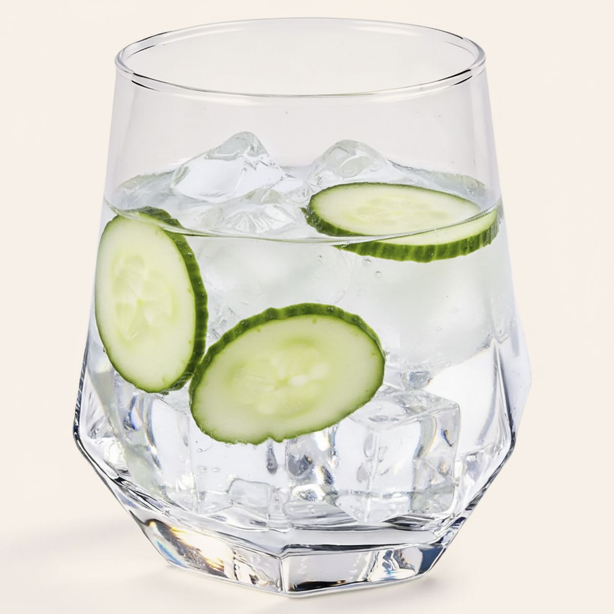JUST HOME COLLECTION - Set 6 Vasos Bajos de Vidrio 310 ml Transparente