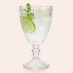 JUST HOME COLLECTION - Set 4 Copas de Vidrio Soft Boho