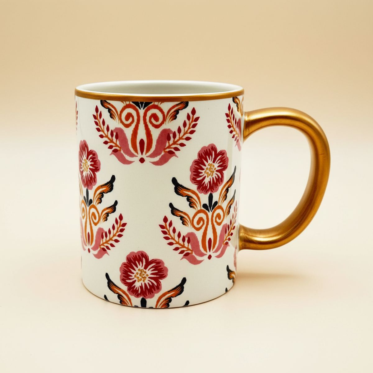 JUST HOME COLLECTION - Taza 450 ml Cerámica Boho Multicolor