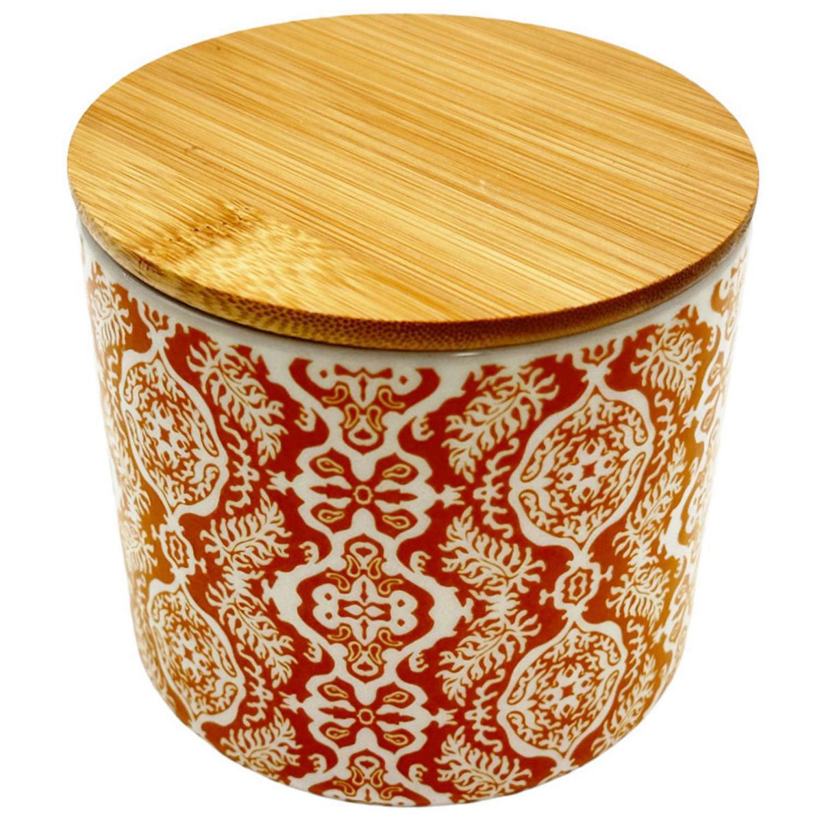 JUST HOME COLLECTION - Contenedor Cerámica con Tapa 900ml Soft Boho