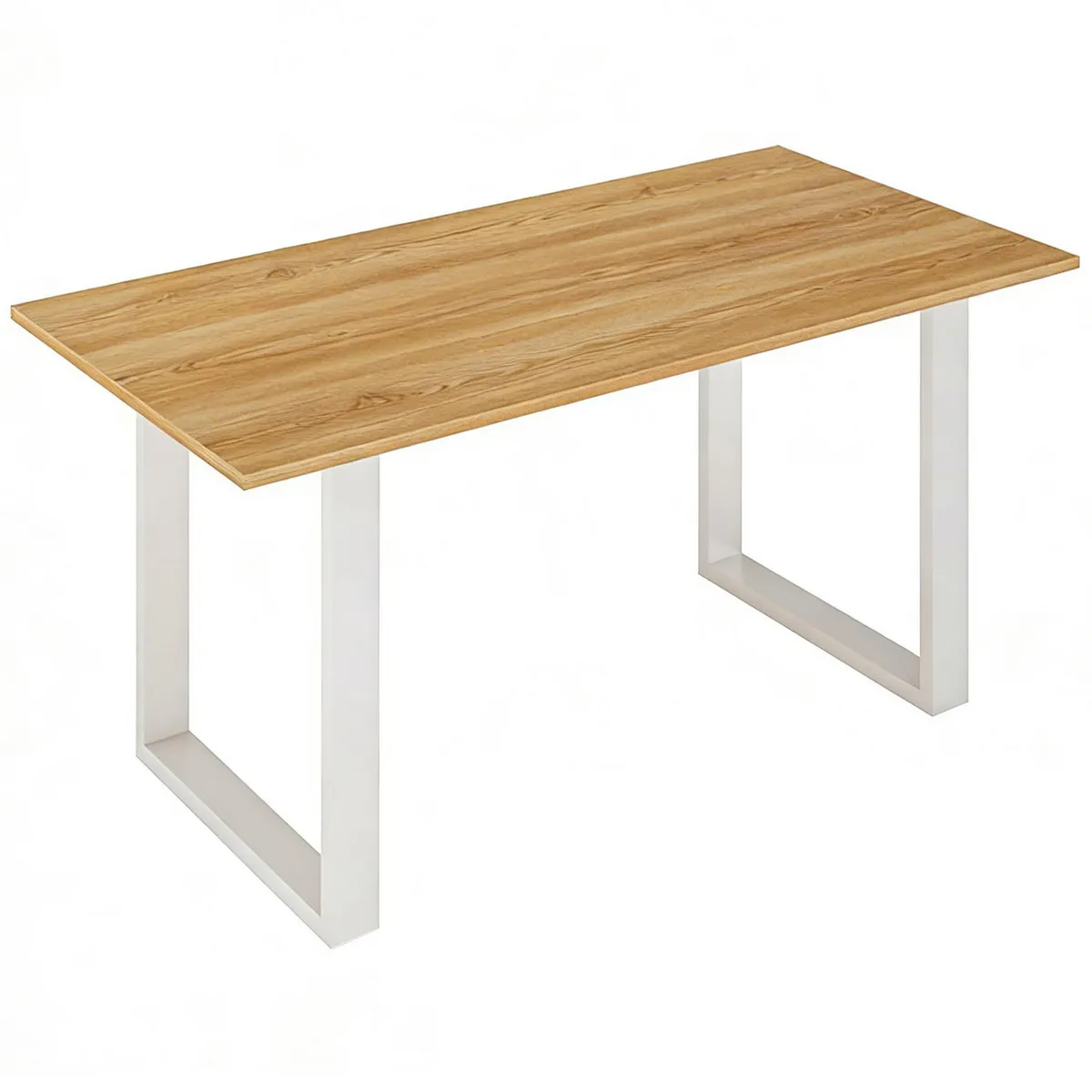 JUST HOME COLLECTION - Mesa de comedor Oslo Café/Blanco 80x74.5x160 cm