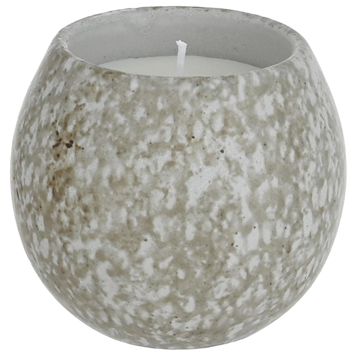 JUST HOME COLLECTION - Vela cerámica gris 9 cm