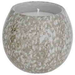 JUST HOME COLLECTION - Vela cerámica gris 9 cm