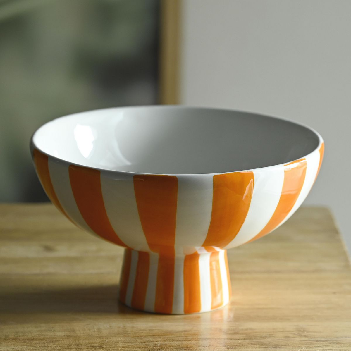 JUST HOME COLLECTION - Bowl cerámica rayas 17x10 cm