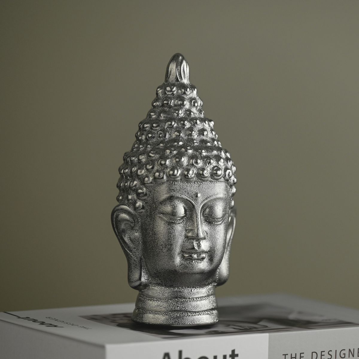 JUST HOME COLLECTION - Figura buda cabeza 20 cm