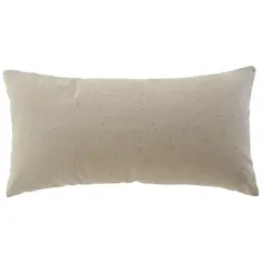 JUST HOME COLLECTION - Cojin gris claro 50x25cm