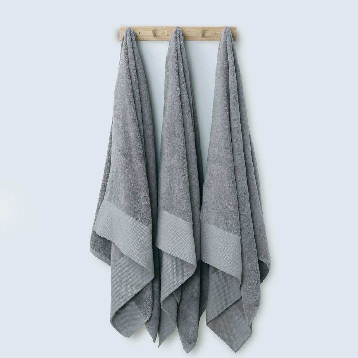 JUST HOME COLLECTION - Toalla Baño 500 gr Algodón 70x140 cm Gris