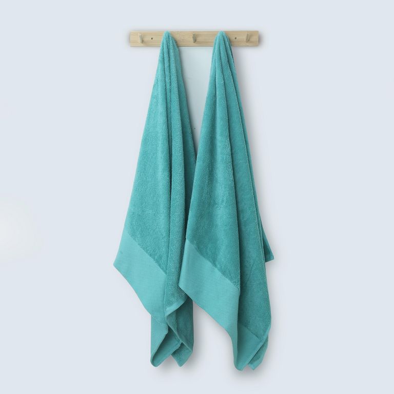 Set 2 Toalla Baño Cuerpo 500 gr 100% Algodón 70x140cm