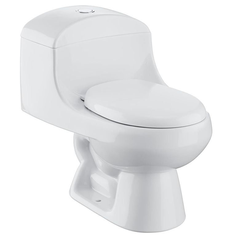 Sanitario One piece a Piso 30,5 cm 4.8 Litros Montecarlo Blanco