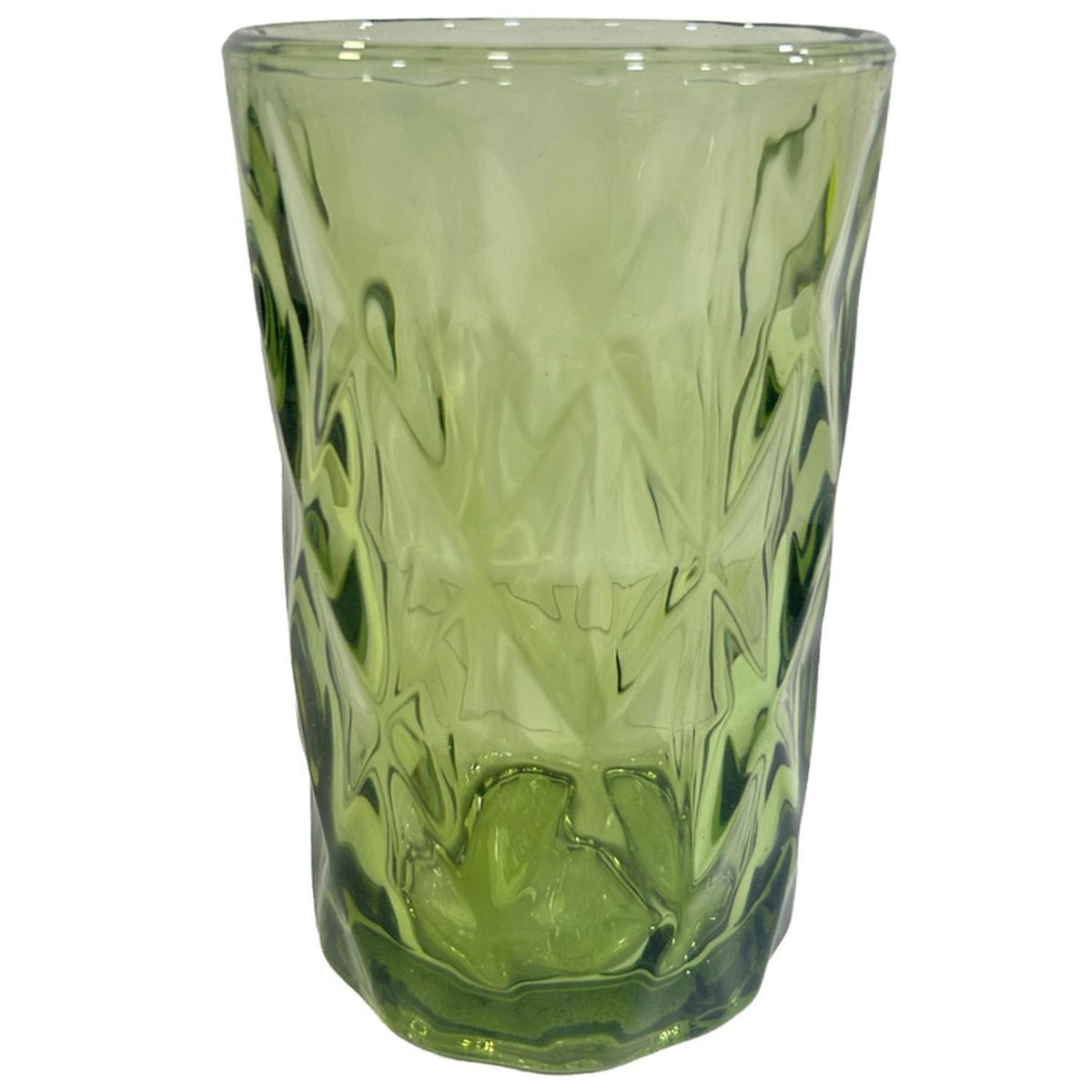 JUST HOME COLLECTION - Vaso Alto de Vidrio 350 ml Verde