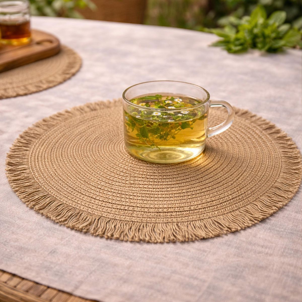 JUST HOME COLLECTION - Individual Redonda 38 cm Colores Surtidos