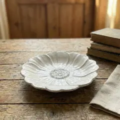 JUST HOME COLLECTION - Plato 21 cm Cerámica Terra Soft Blanco