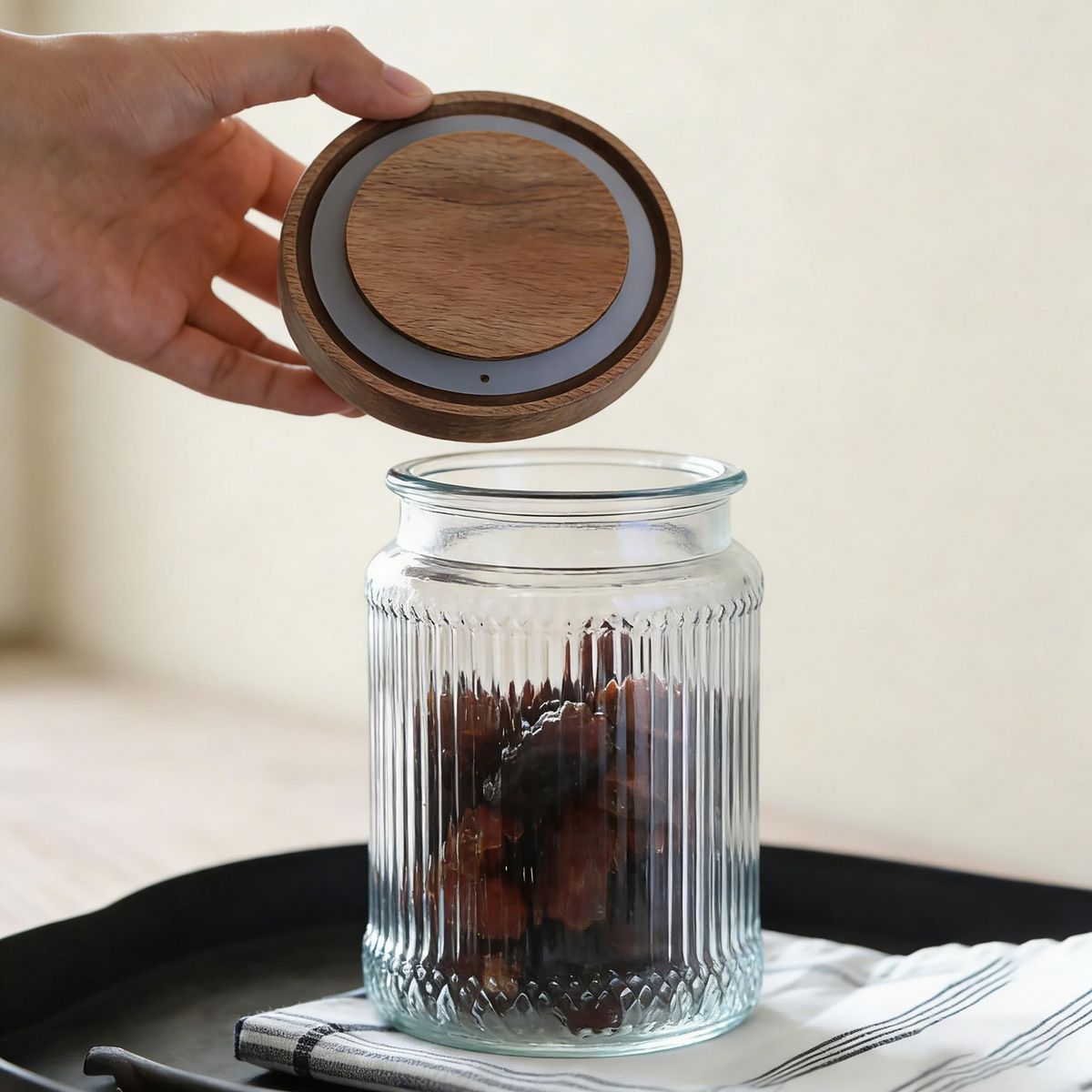 JUST HOME COLLECTION - Canister de vidrio 13.5 cm