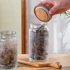 JUST HOME COLLECTION - Canister de vidrio Terra