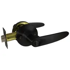 KARSON - Manija Cerradura de baño Tubular Embutida Negro