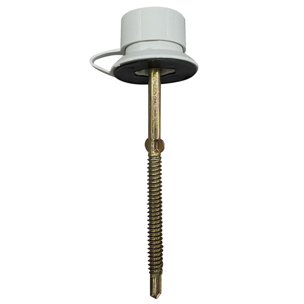 BOLKOW - Set 10 fijaciones UPVC blanco