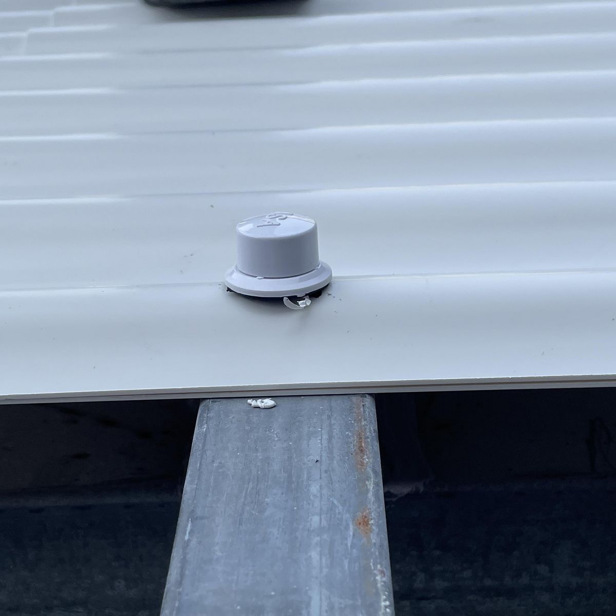 BOLKOW - Set 10 fijaciones UPVC blanco