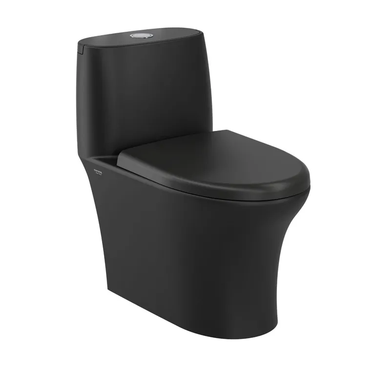 Sanitario One piece a Piso 30,5 cm 4.8 Litros Solare Negro Matte