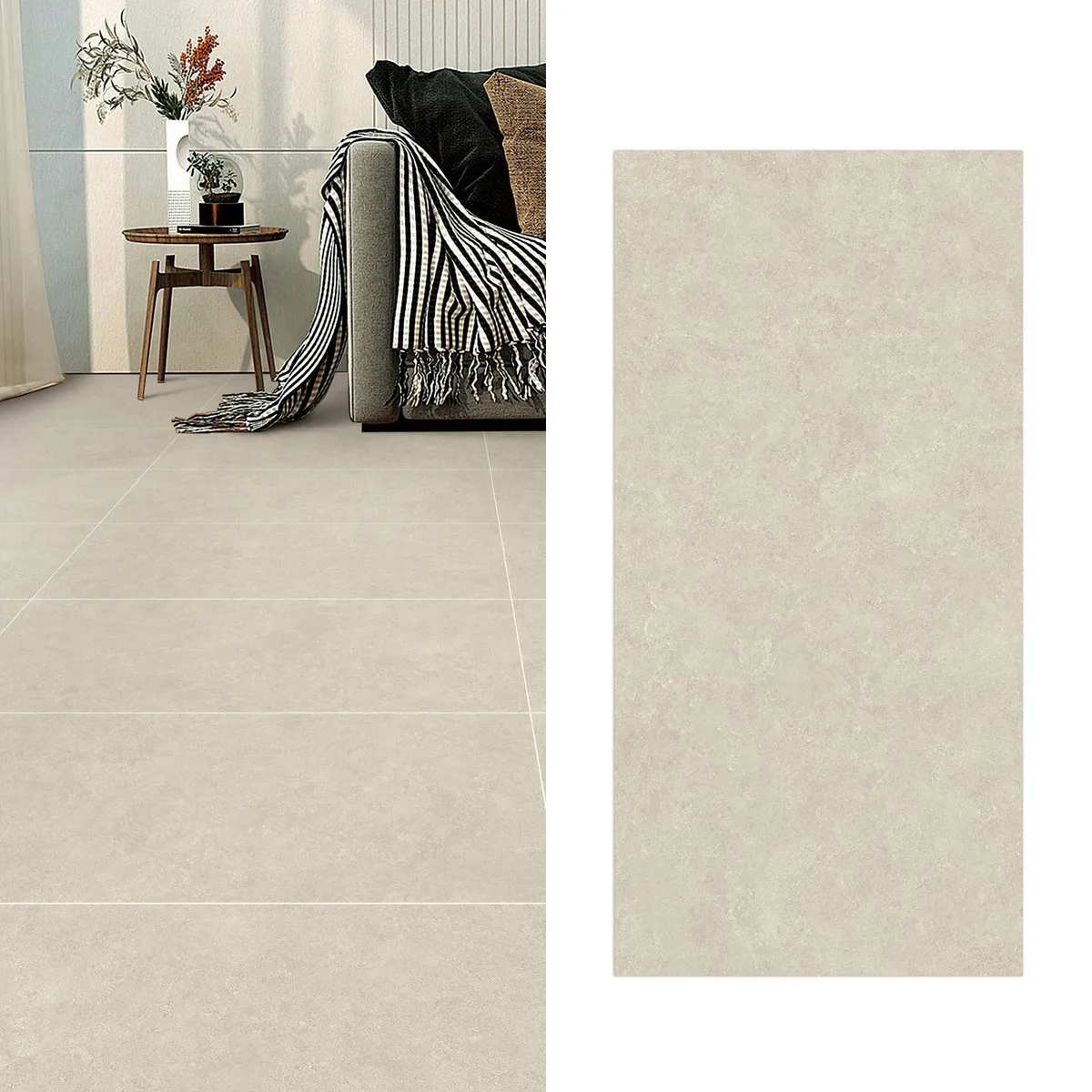 Gres 60x120 cm Cemento Grey Gris 2.16 m2, marca HOLZTEK - Foto Principal