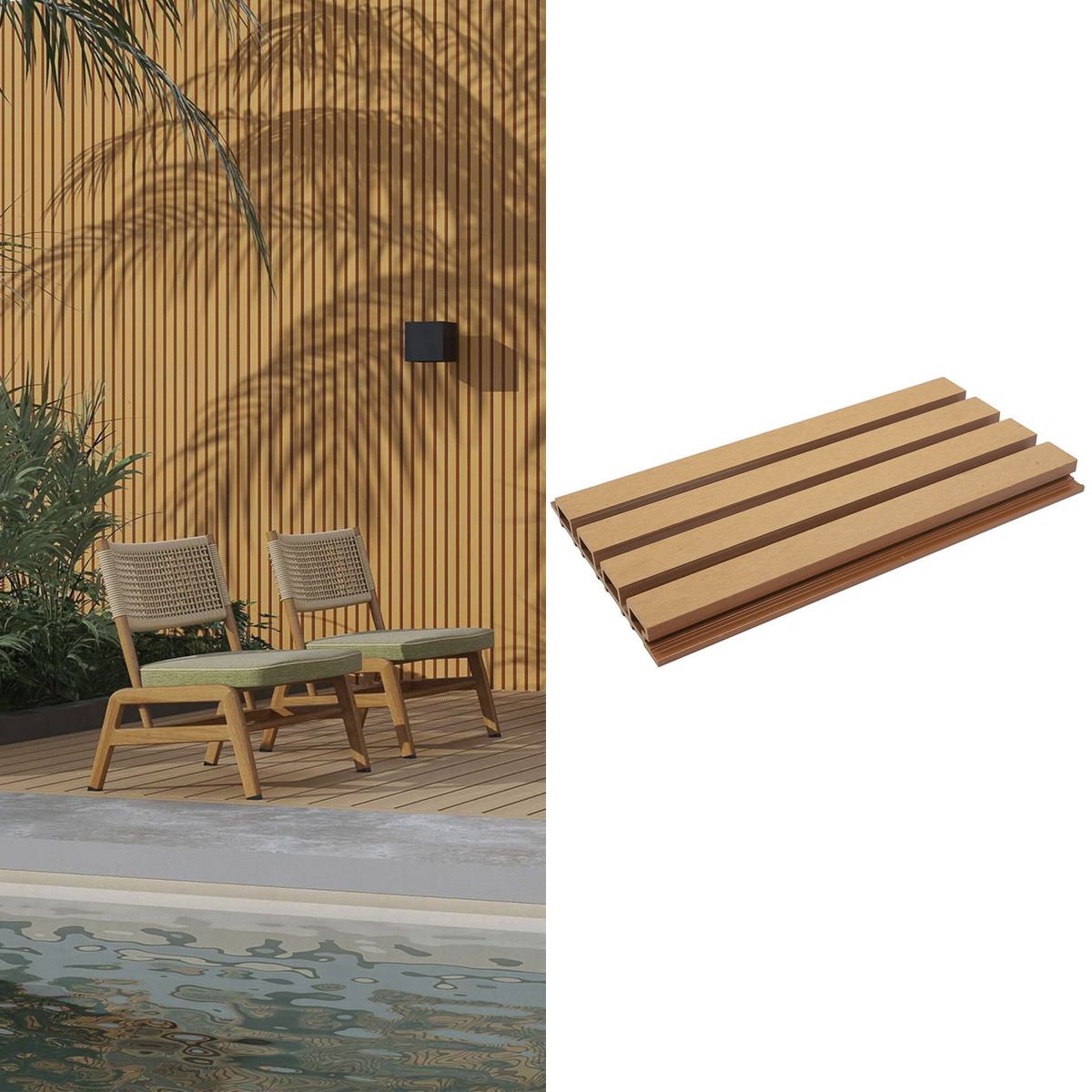 HOLZTEK - Panel Exterior Teka L 21,9×290