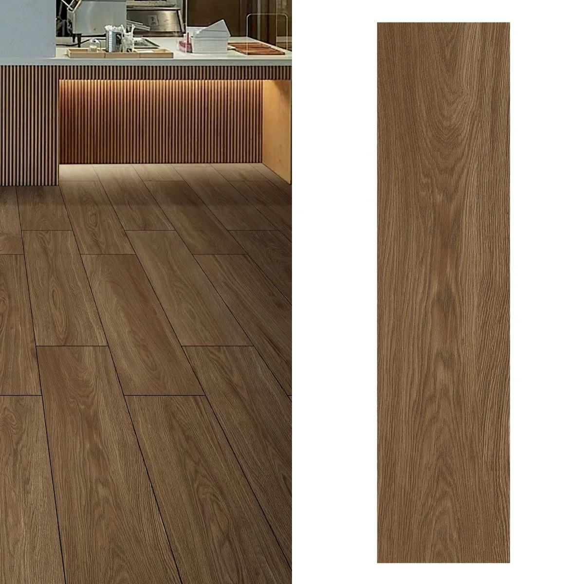 HOLZTEK - Porcelanato 30x120 cm St Germain Café 1.44 m2