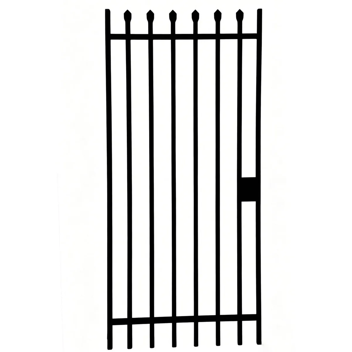 Puerta reja acero 210x210 cm + accesorios, marca FIXSER - Foto Principal