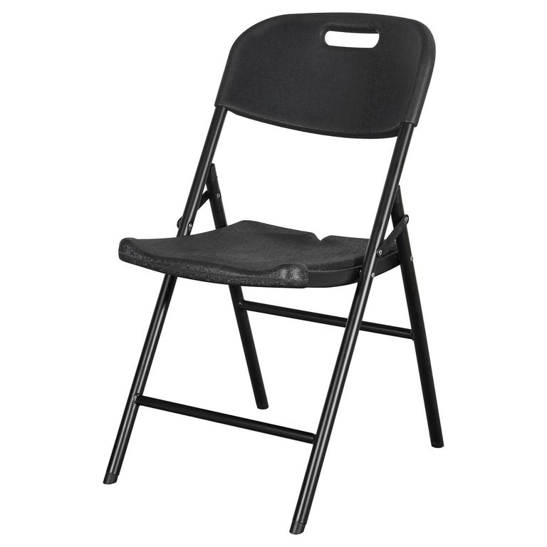 Silla plegable para Terraza Plástico HY-Y56-BK Negro 83x46x57 cm