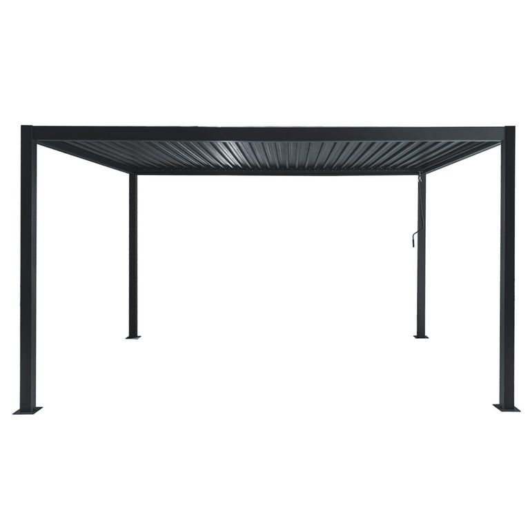 Pérgola Negro 295x390x230 cm