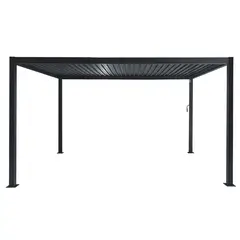 JUST HOME COLLECTION - Pérgola Negro 295x390x230 cm