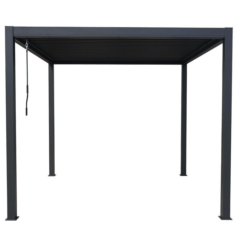 Pergola Negro 295x303x230 cm